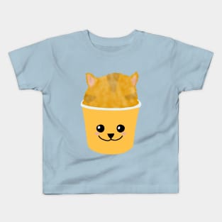 Hawaiian shaved ice kitty Kids T-Shirt